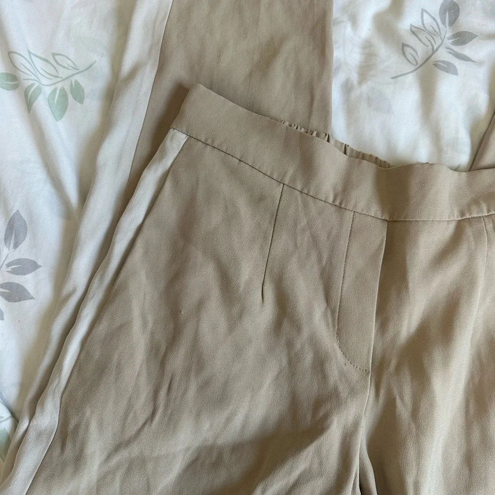 Babaton Conan Pant - Beige with White Stripe - Size 4 - Picture 2 of 4
